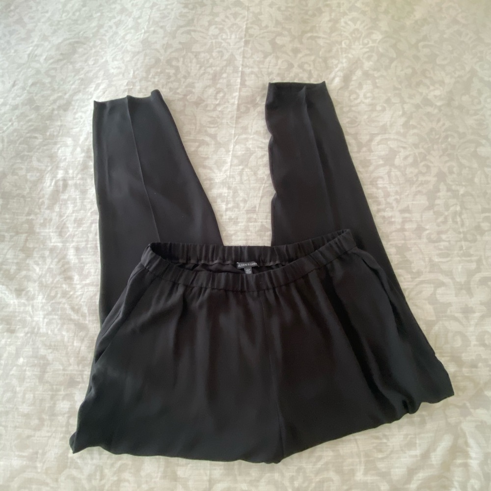 Eileen Fisher 100% Silk Pants Size L